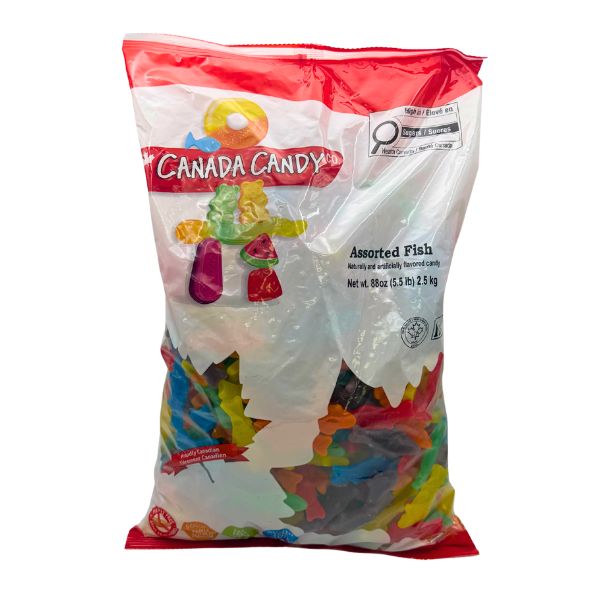 Canada Candy, Assorted Fish, 5.5lb Bag