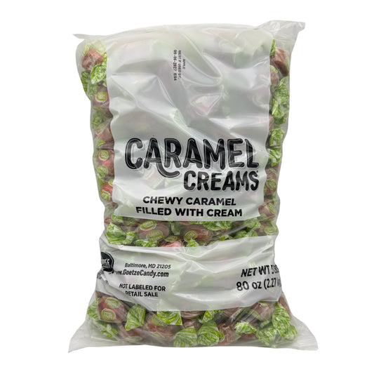 Goetze's Caramel Creams, Caramel Apple, 2/5lb Bulk Case