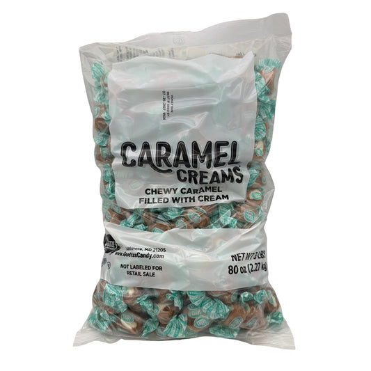Goetze's Caramel Creams, Honey Bun, 2/5lb Bulk Case