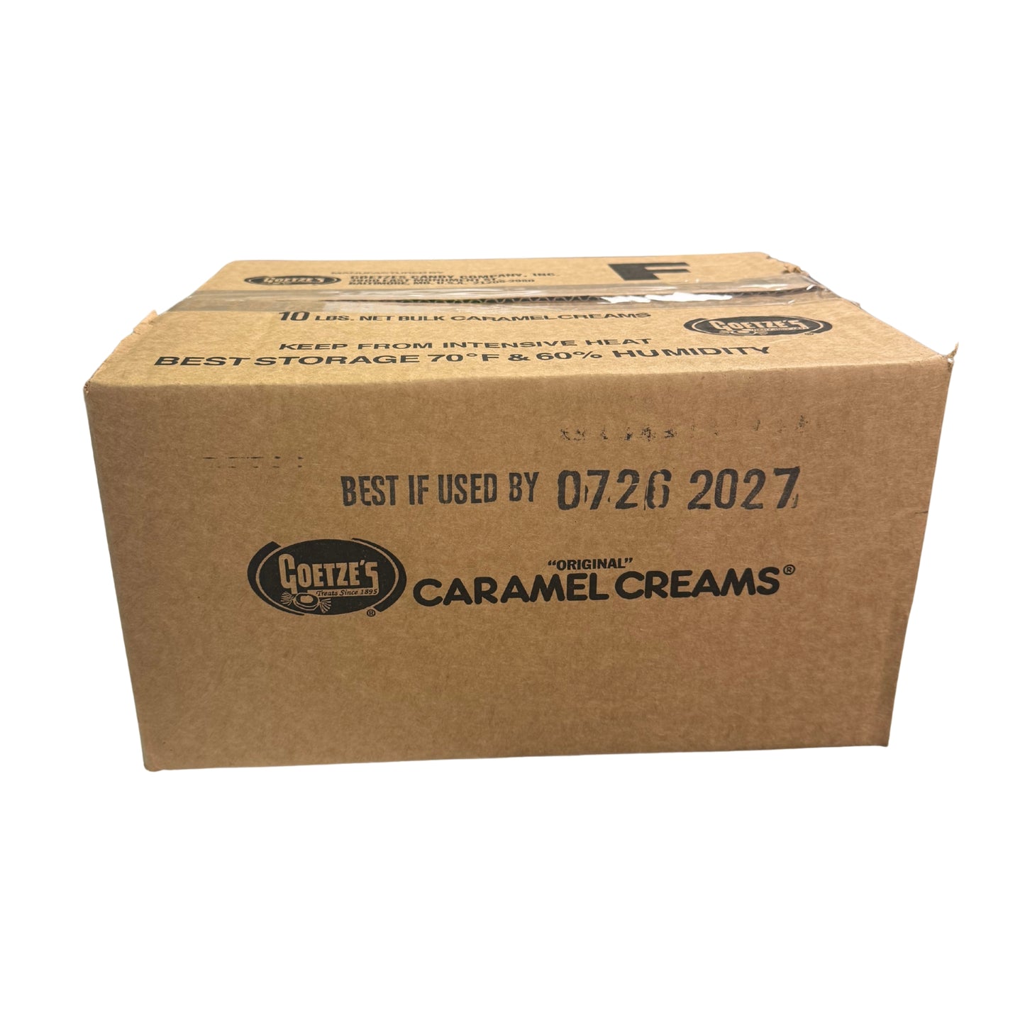 Goetze's Caramel Creams, Caramel Apple, 2/5lb Bulk Case