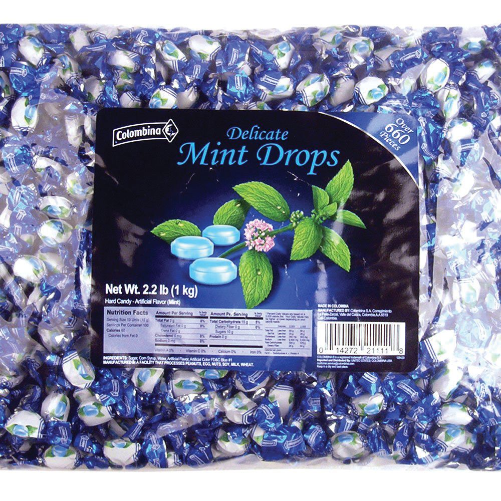 Case - Colombina Mint Drops 4/2.2lb Case