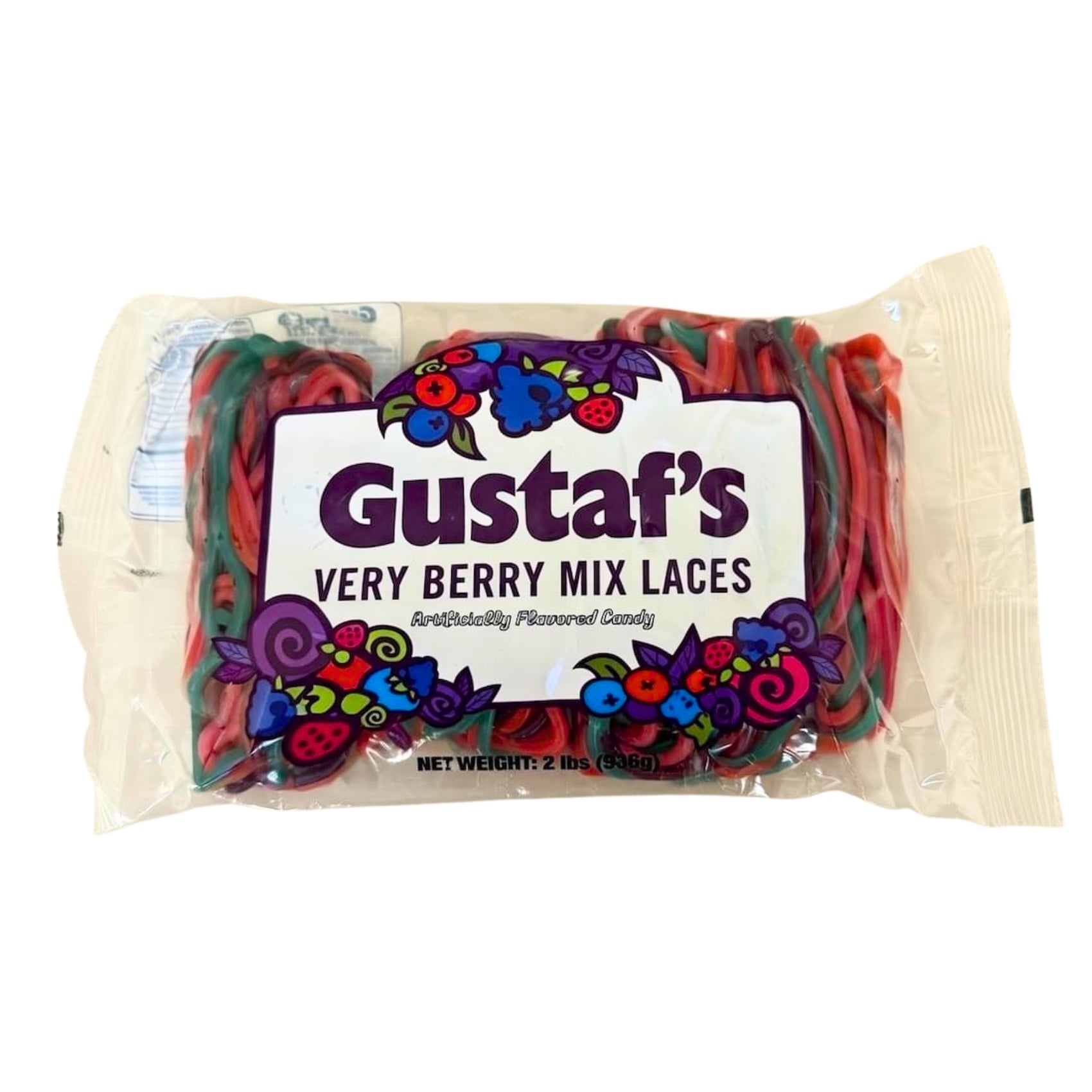 Gustaf's Licorice Laces, Very Berry 10/2lb Case