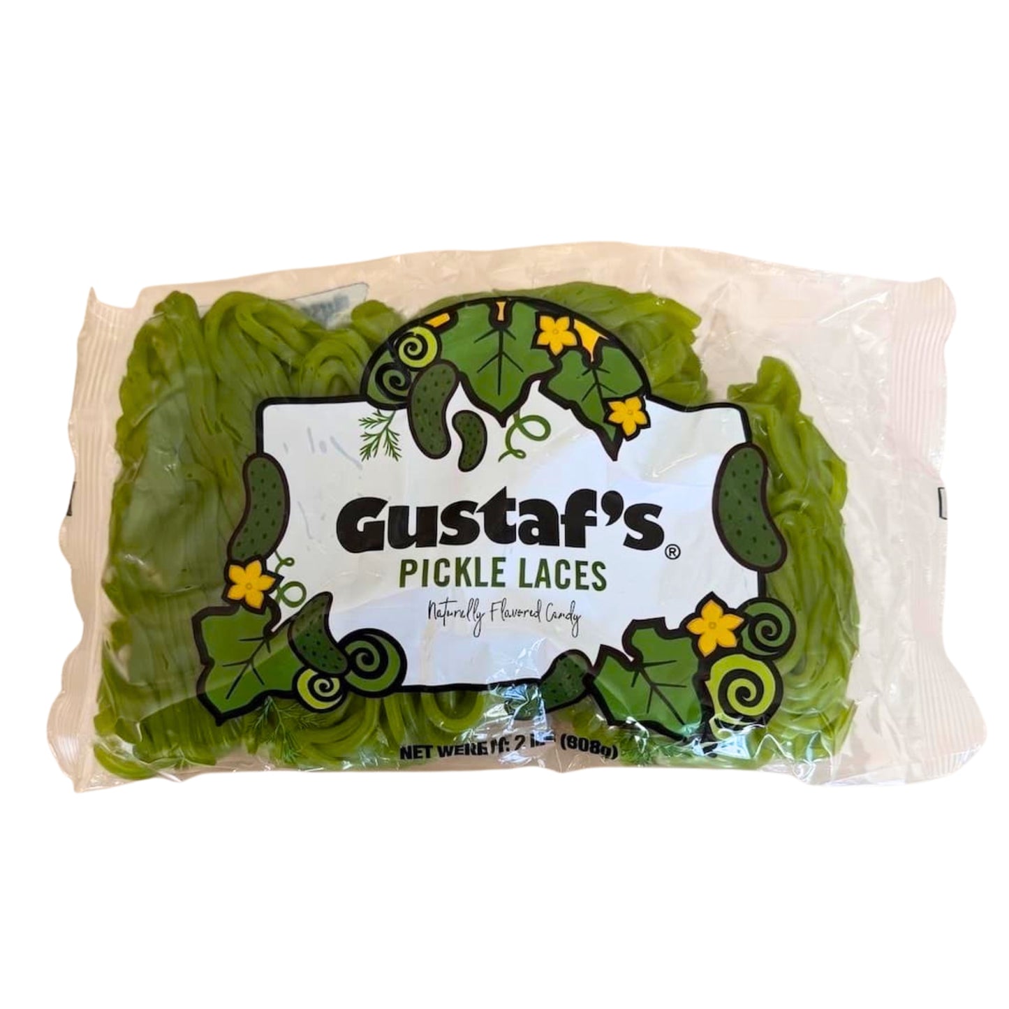 Gustaf's Licorice Laces Pickle, 2lb Bag