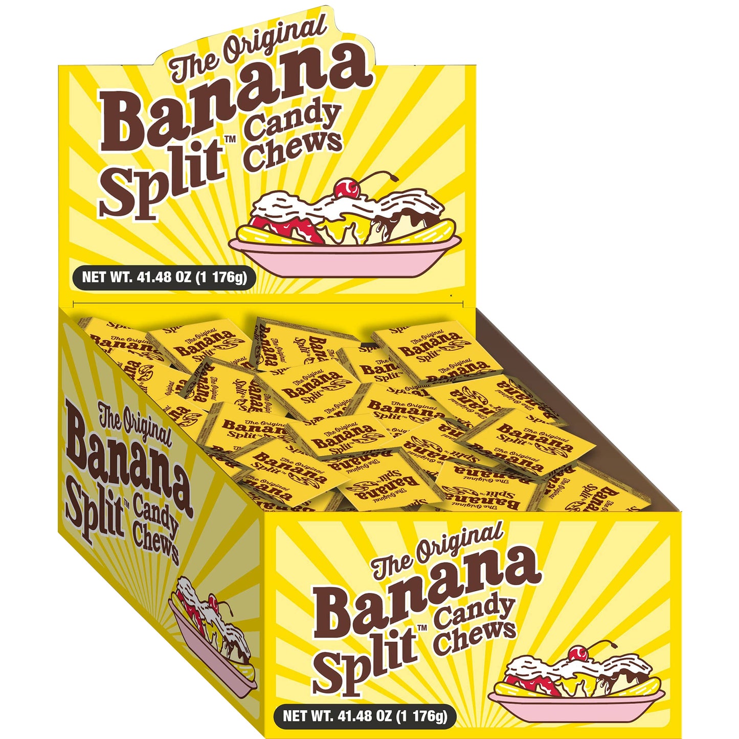 The Original Banana Split Taffy, 140ct Tub