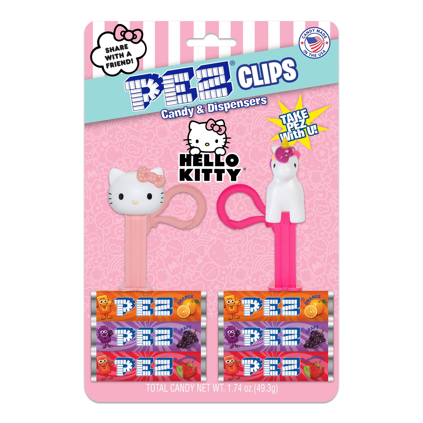 Pez Clips - Hello Kitty, 12ct