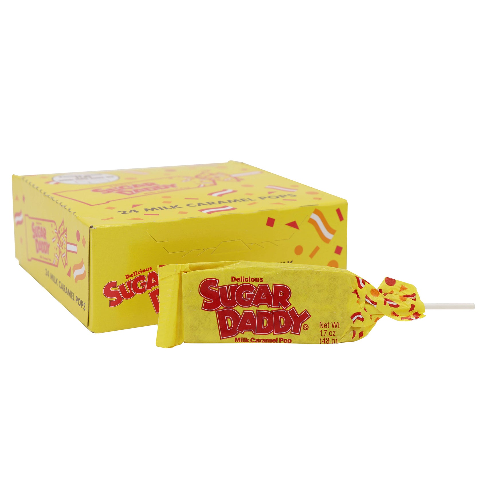 Sugar Daddy Candy Bar, 1.7oz, 24ct Case