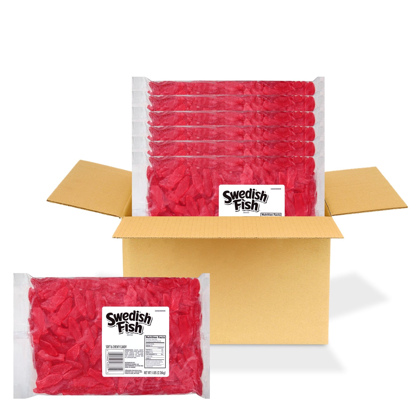 Swedish Fish Red Large, 6/5lb Case
