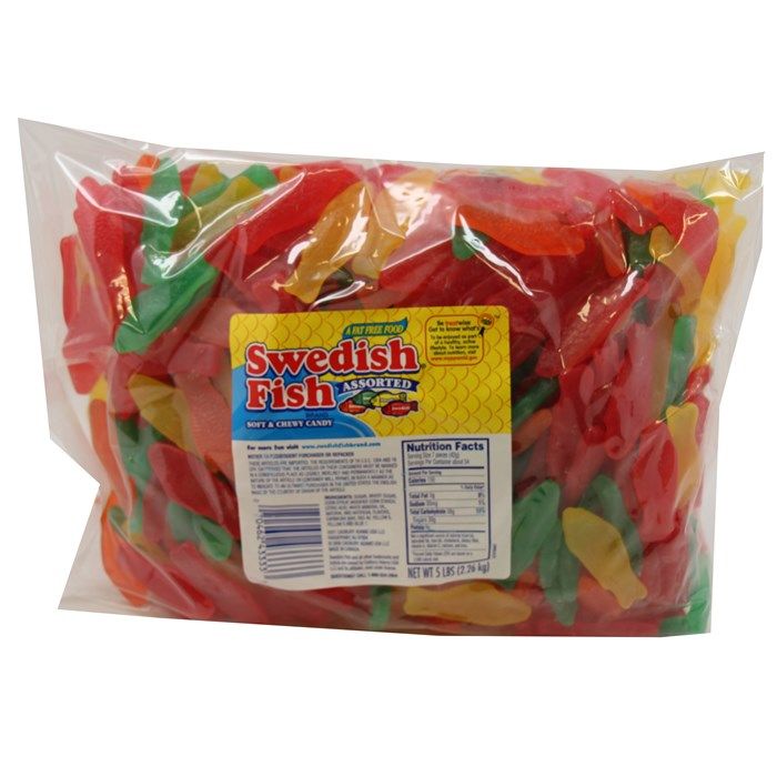 Case - Swedish Fish Assorted, 6/5lb Case