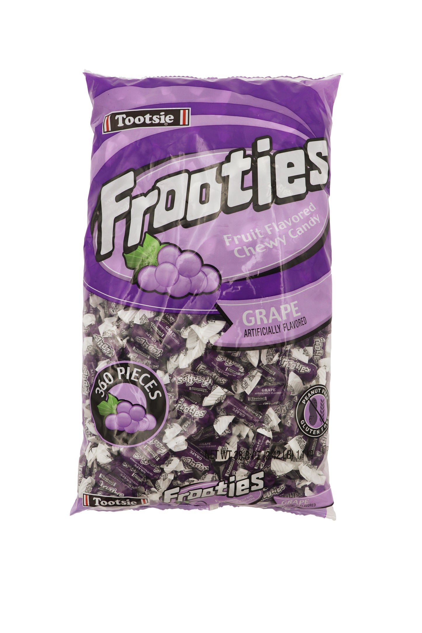 Tootsie Roll Minis Frooties Grape 12/360ct Case