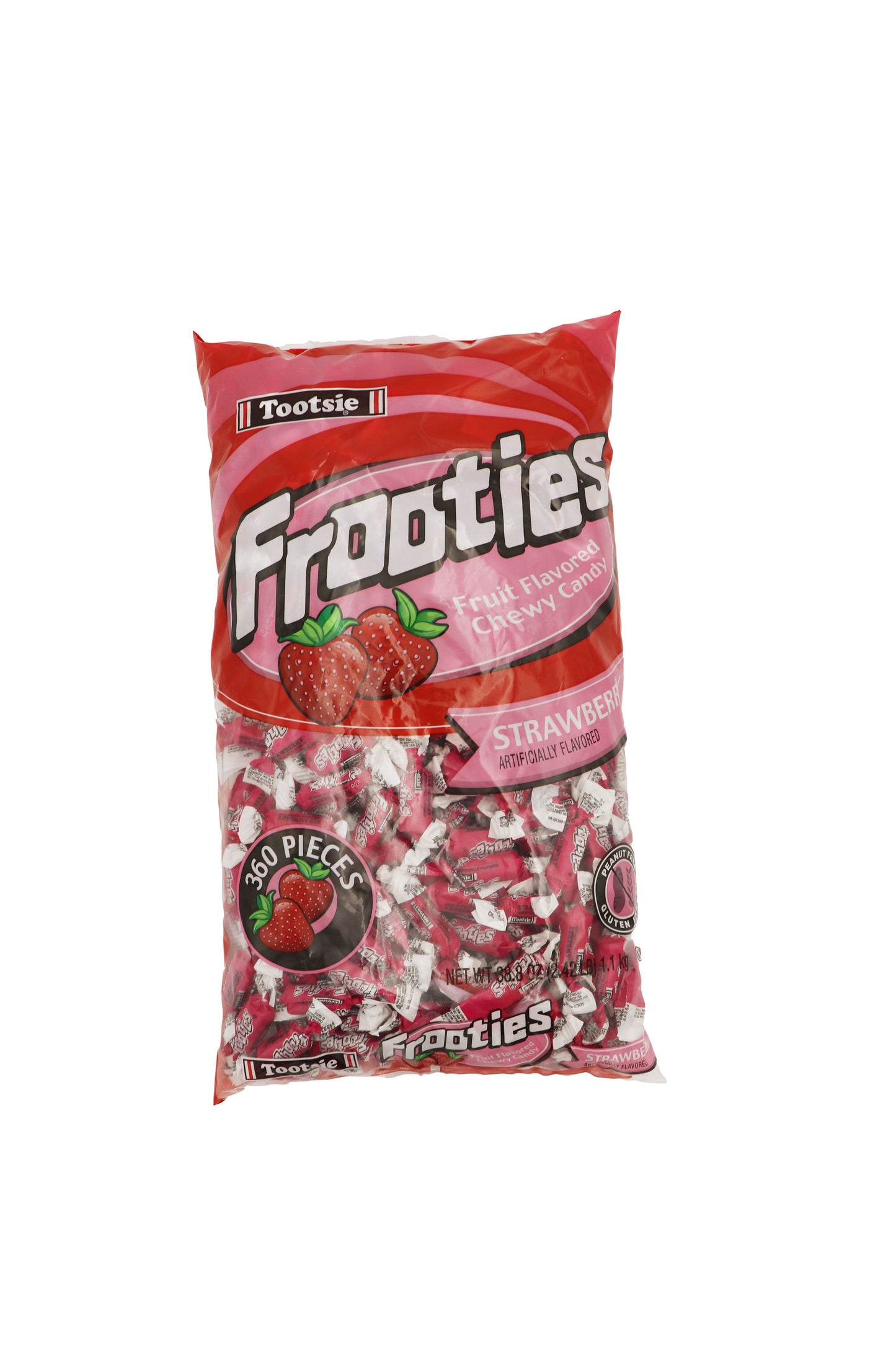 Tootsie Roll Minis Frooties Strawberry 12/360ct Case