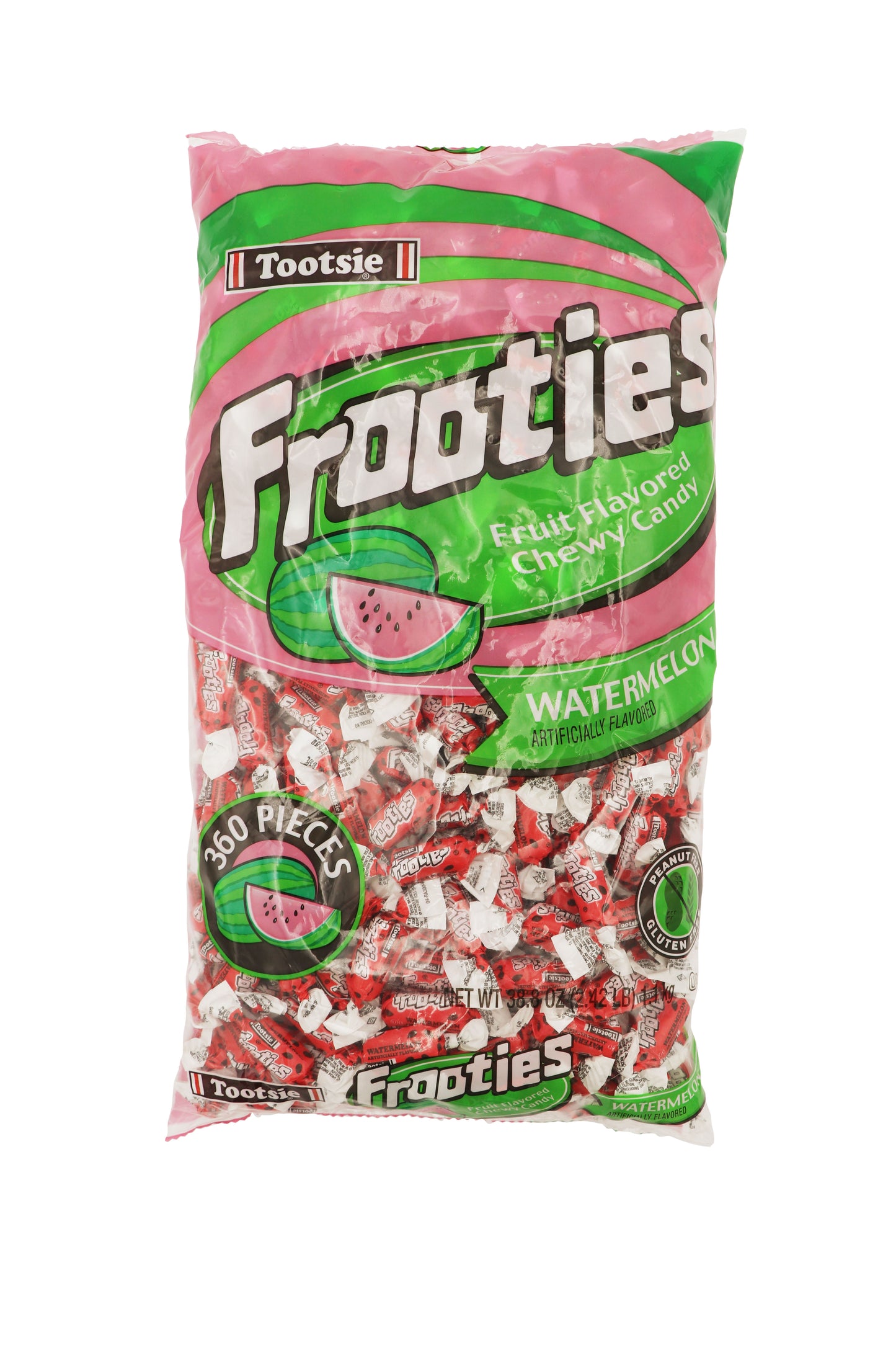 Tootsie Roll Minis Frooties Watermelon 12/360ct Case