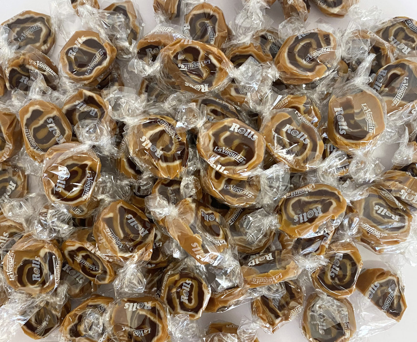 Caramel Chocolate Rolls Wrapped, 30lb Bulk Case