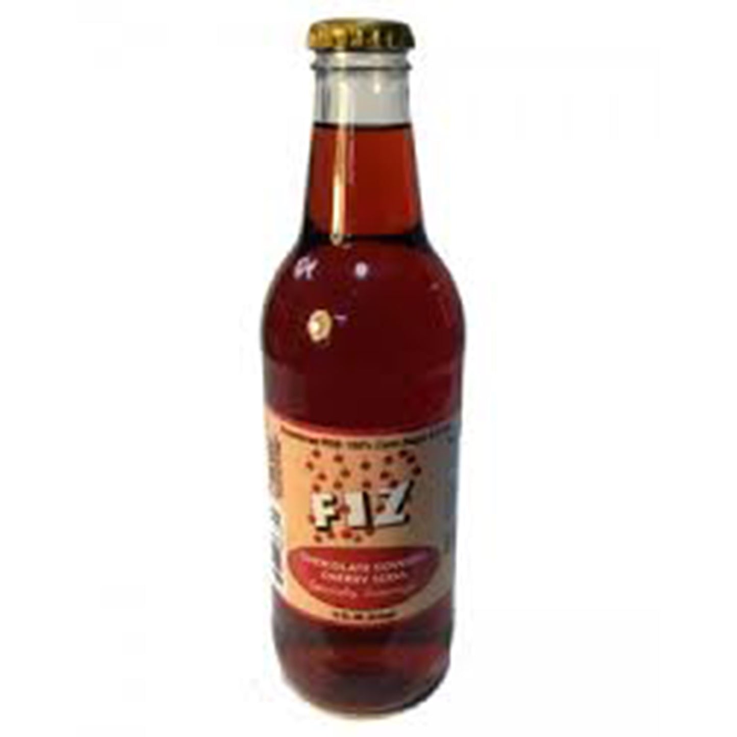 Fiz Chocolate Covered Cherry Soda, 12oz Glass Bottle 12ct