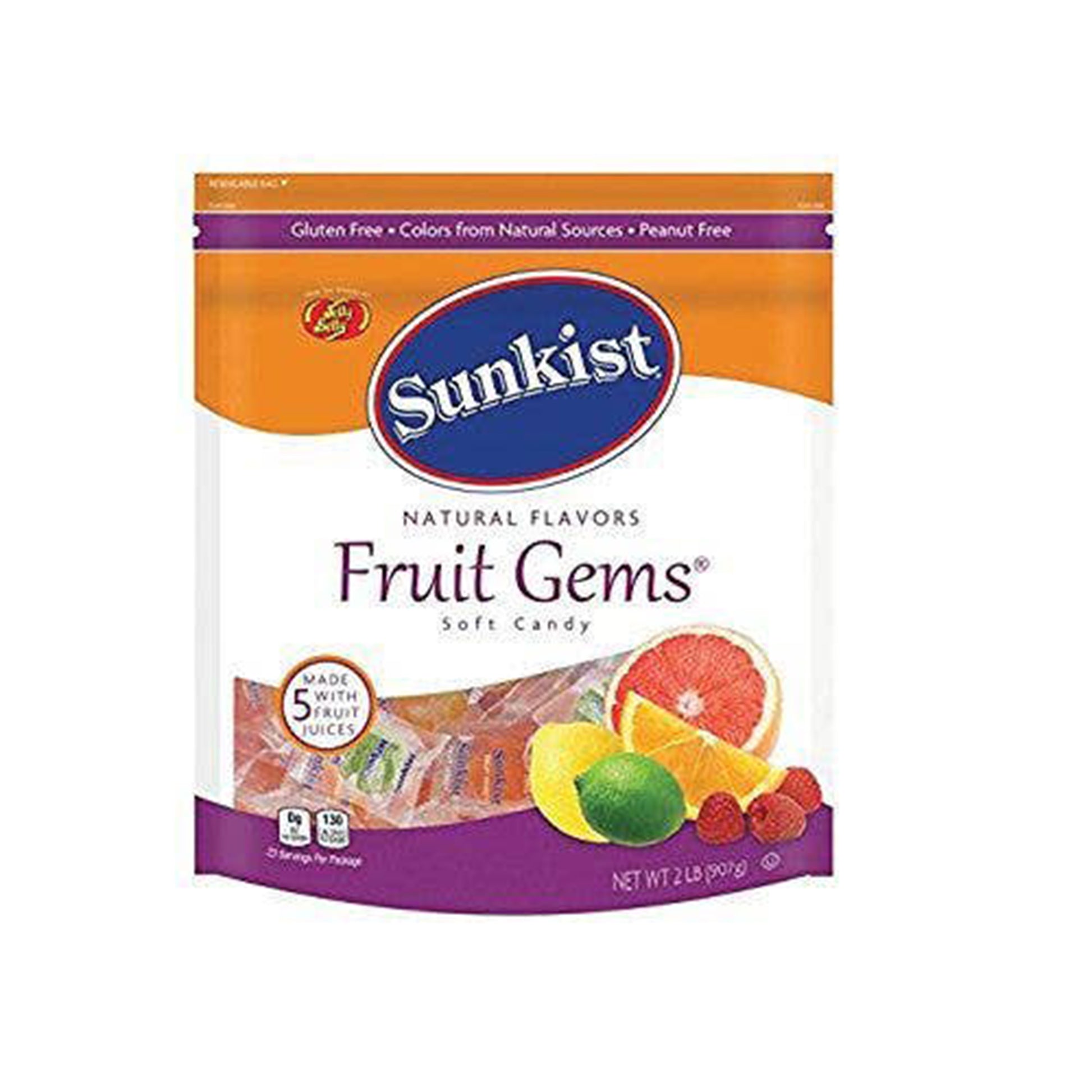 Sunkist Fruit Gems 2lb Bag