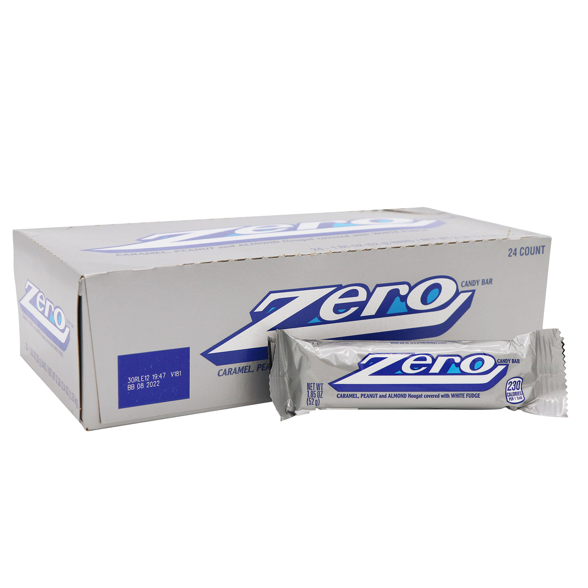 Zero Candy Sign Zero Candy Bar, 1.85oz, 24ct Case – Grandpa Joe's
