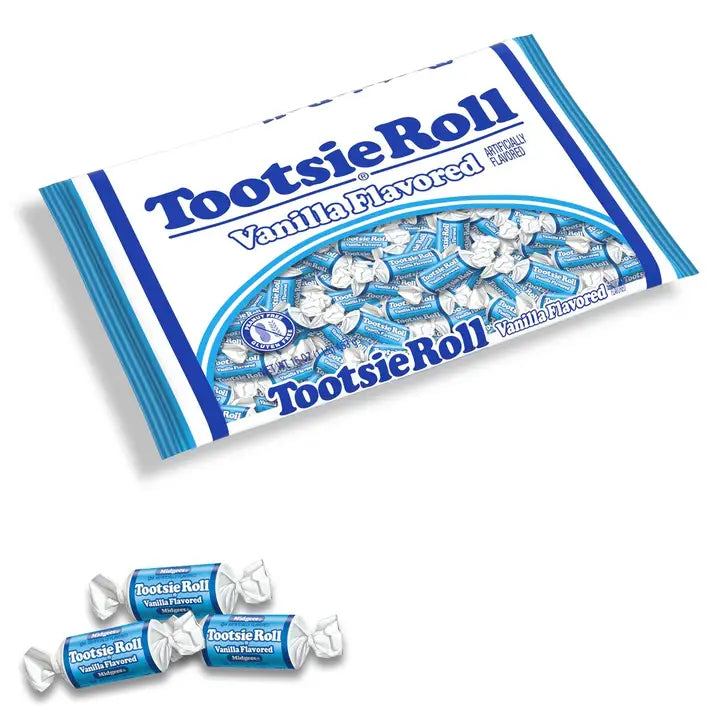 Limited Edition Tootsie Roll Vanilla Midgees 16oz Bag, 12ct
