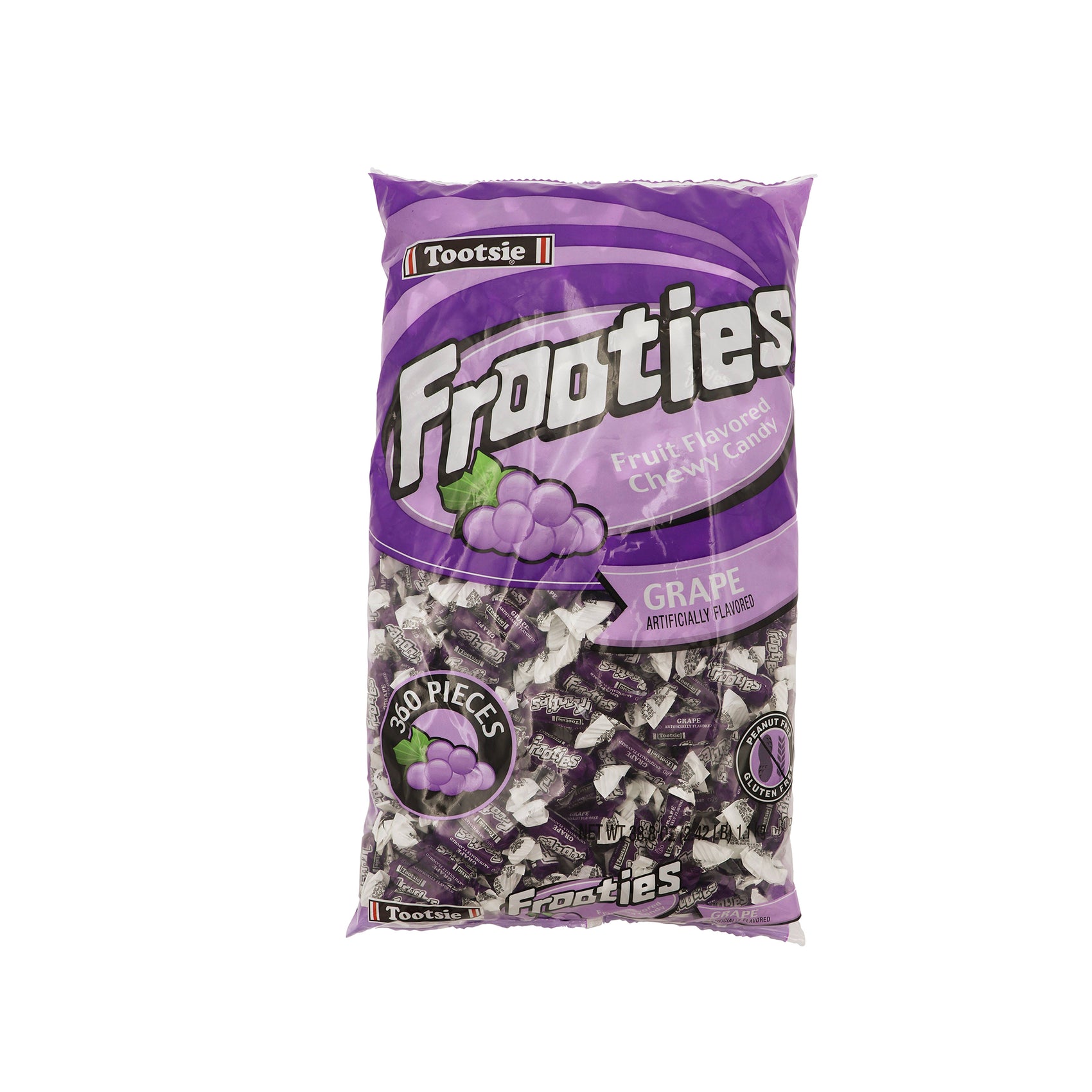 Tootsie Frooties Grape, 360ct Bag