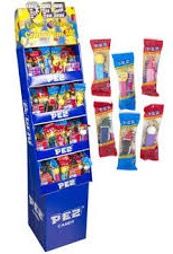 Pez Cardboard Shipper (free with 8boxes+4refill packs)