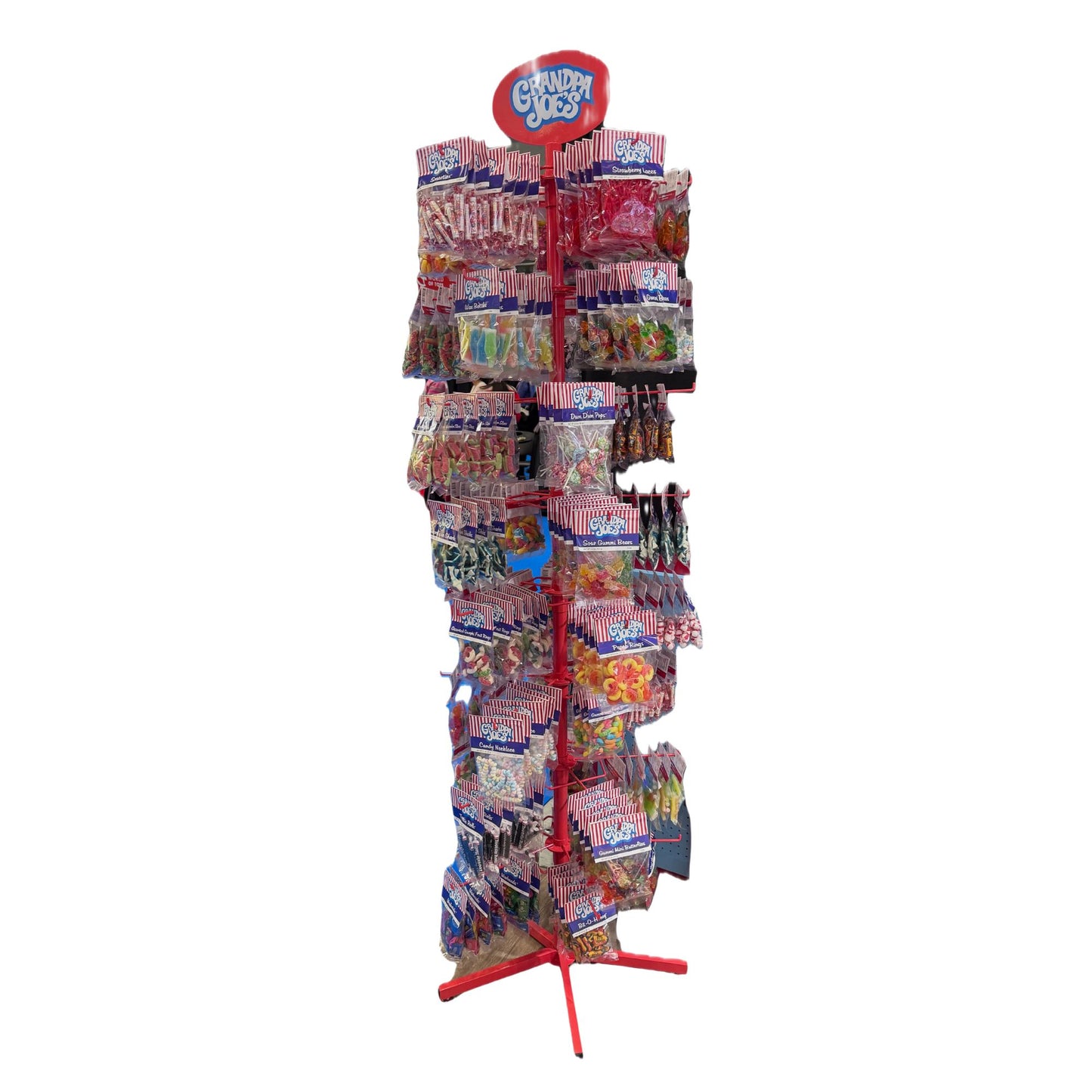 Grandpa Joe's Metal Peg Bag Disp w/36 cases