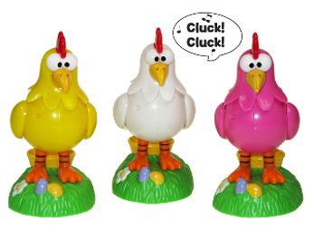 Koo Koo Cluckin' Chicken Candy Dispenser, 9ct