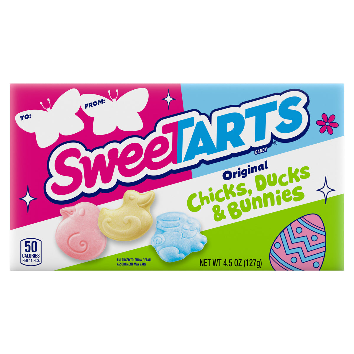 SweetTarts Chicken/Ducks/Bunnies 4.5oz Theater Box, 10ct