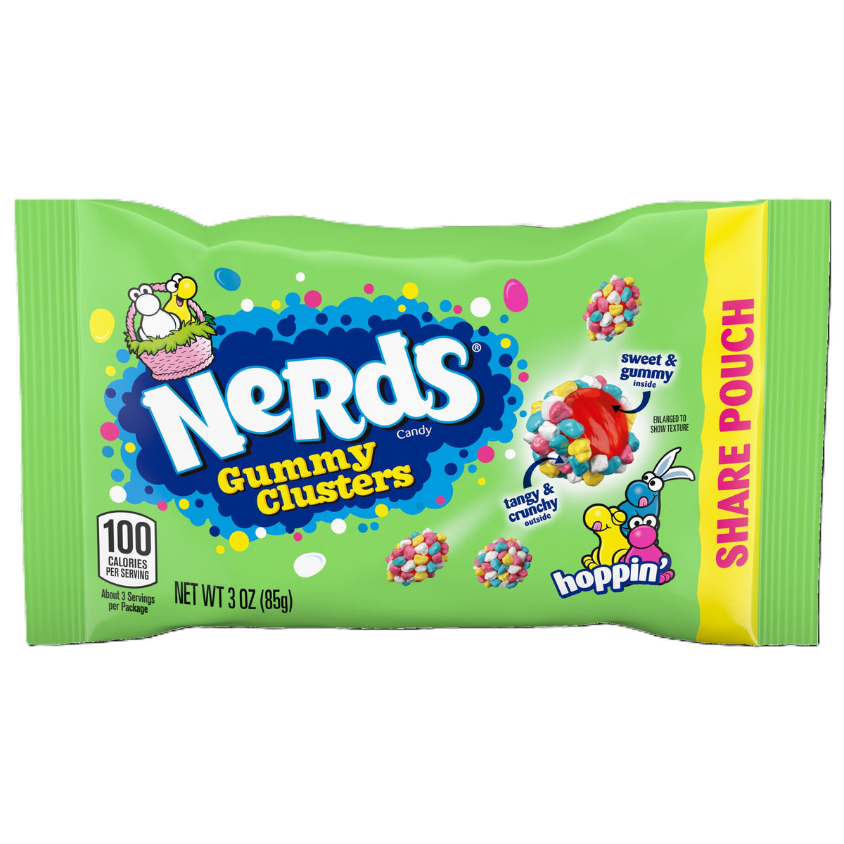 Nerds Hoppin' Gummy Clusters, 3oz, 12ct