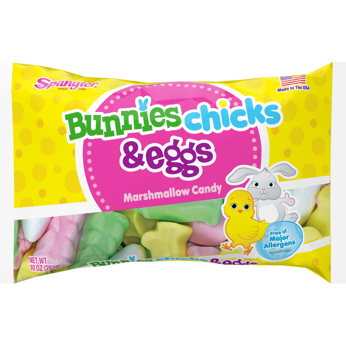 Spangler Marshmallow Bunnies, Chicks & Eggs, 10oz, 12ct