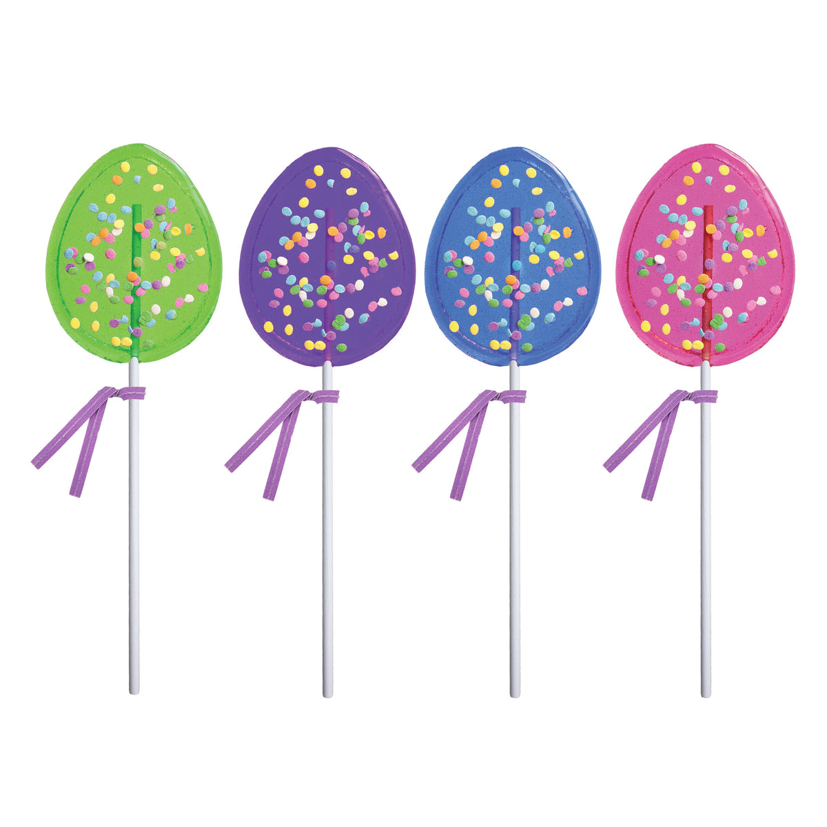 Easter Pastel Confetti Egg Lollipop, 1oz, 24ct