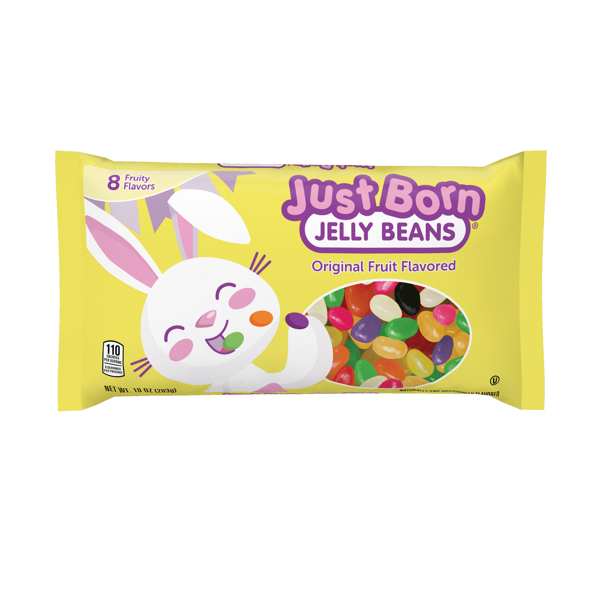 Just Born 10oz Bag Fruit Flavored Jelly Beans, 12ct