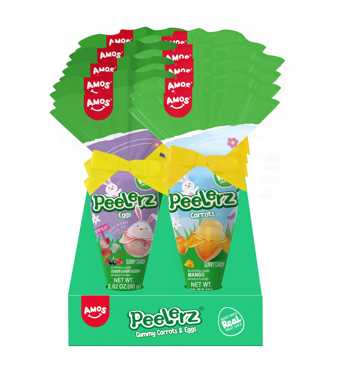 Peelerz Eggs & Carrots, 2.82oz Cone Bag, 12ct