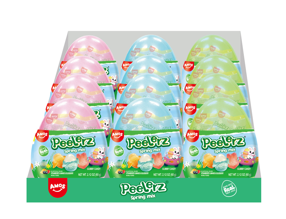 Peelerz Spring Mix Easter Egg, 2.12oz, 12ct