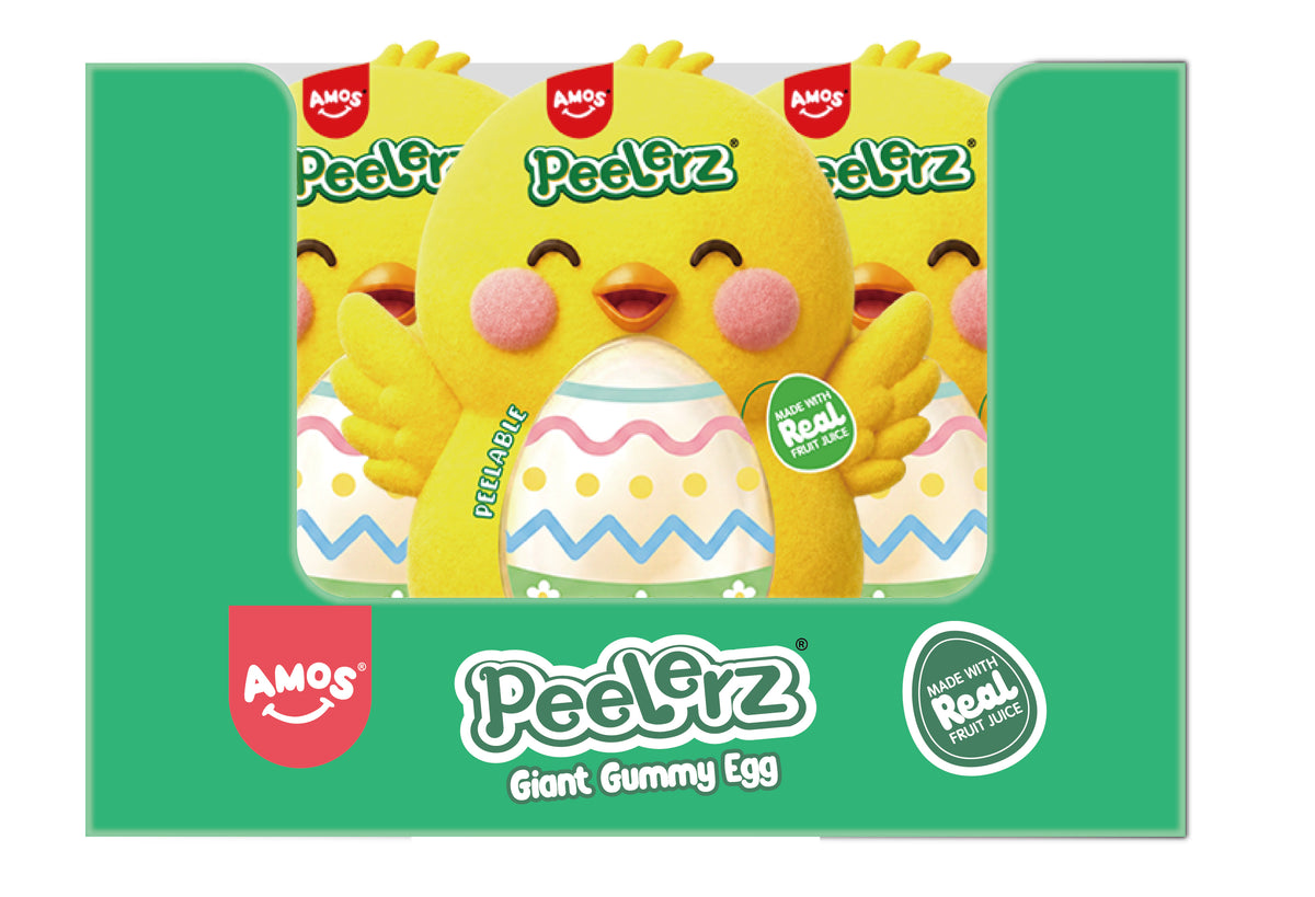 Peelerz Giant Gummy Egg, 4.76oz, 12ct