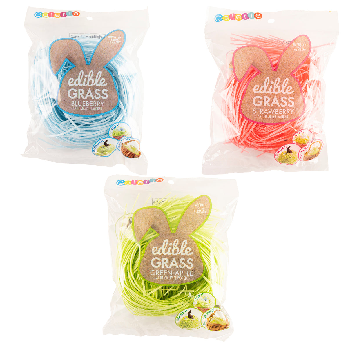 Edible Easter Grass Assortment, 1oz, 12ct