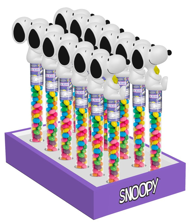 Snoopy Jelly Bean Tube Topper, 12ct