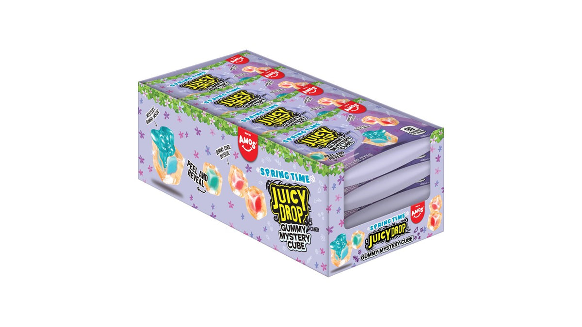 Spring Time Juicy Drop Gummy Mystery Cube, 16ct