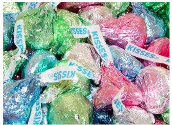 Easter Milk Chocolate Kisses Bulk, 25lbs