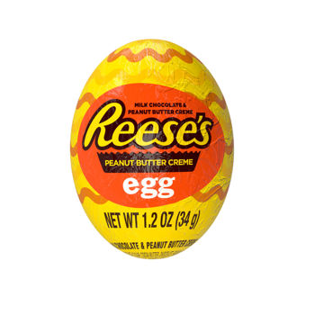 Reese's 3D Peanut Butter Egg, 1.2oz, 48ct