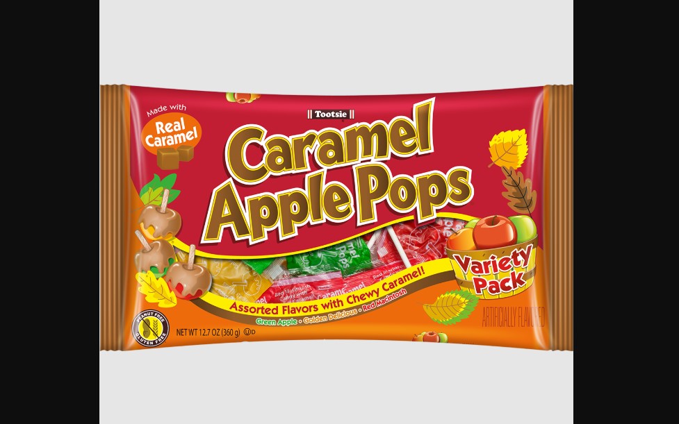 Caramel Apple Orchard Pops, 12.7oz bag, 12ct