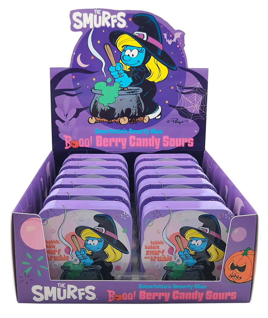 Smurfs Boo! Berry Candy Sours Tin, 12ct