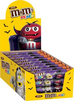 M&Ms Minis Halloween Mega Tube, 1.77oz, 24ct