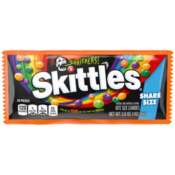 Skittles Shriekers Share Size, 3.6oz, 24ct