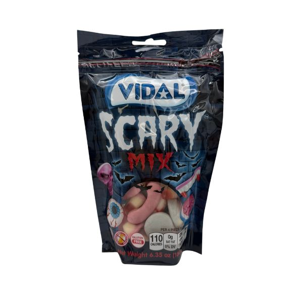 Vidal Gummi Scary Mix Gusset Bag, 6.35oz, 7ct