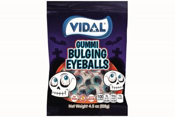 Vidal Gummi Bulging Eyeballs Peg Bag, 4.5oz, 14ct