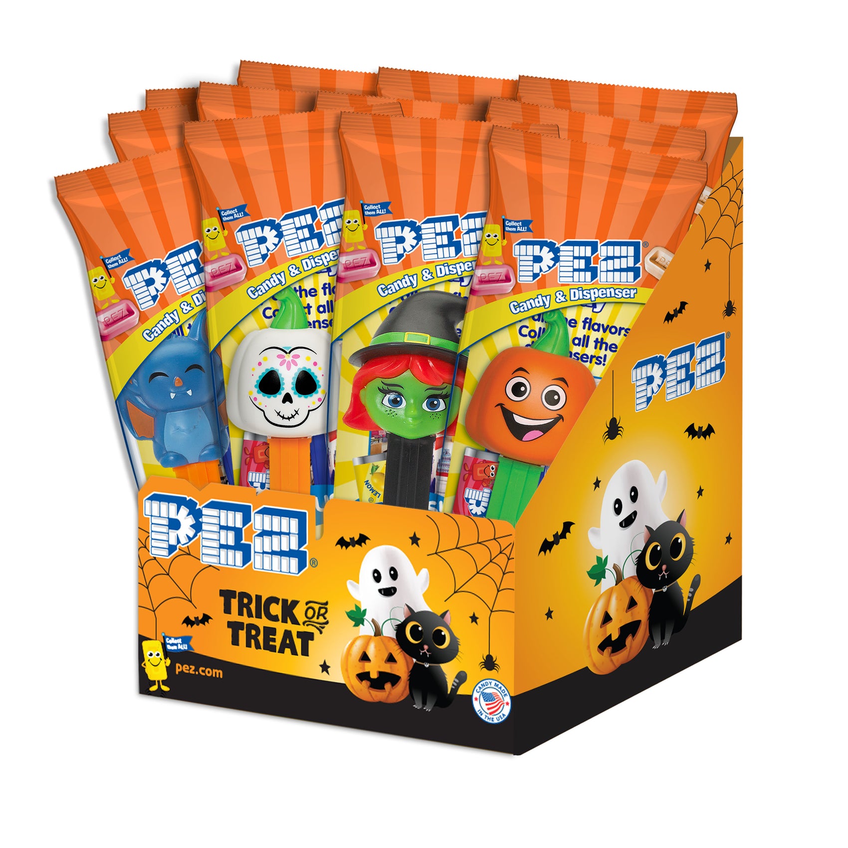 Pez Poly - Halloween Assortment, 12ct