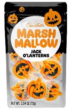 Candyfetti Marshmallow Jack O'Lanterns 2.54oz 12ct