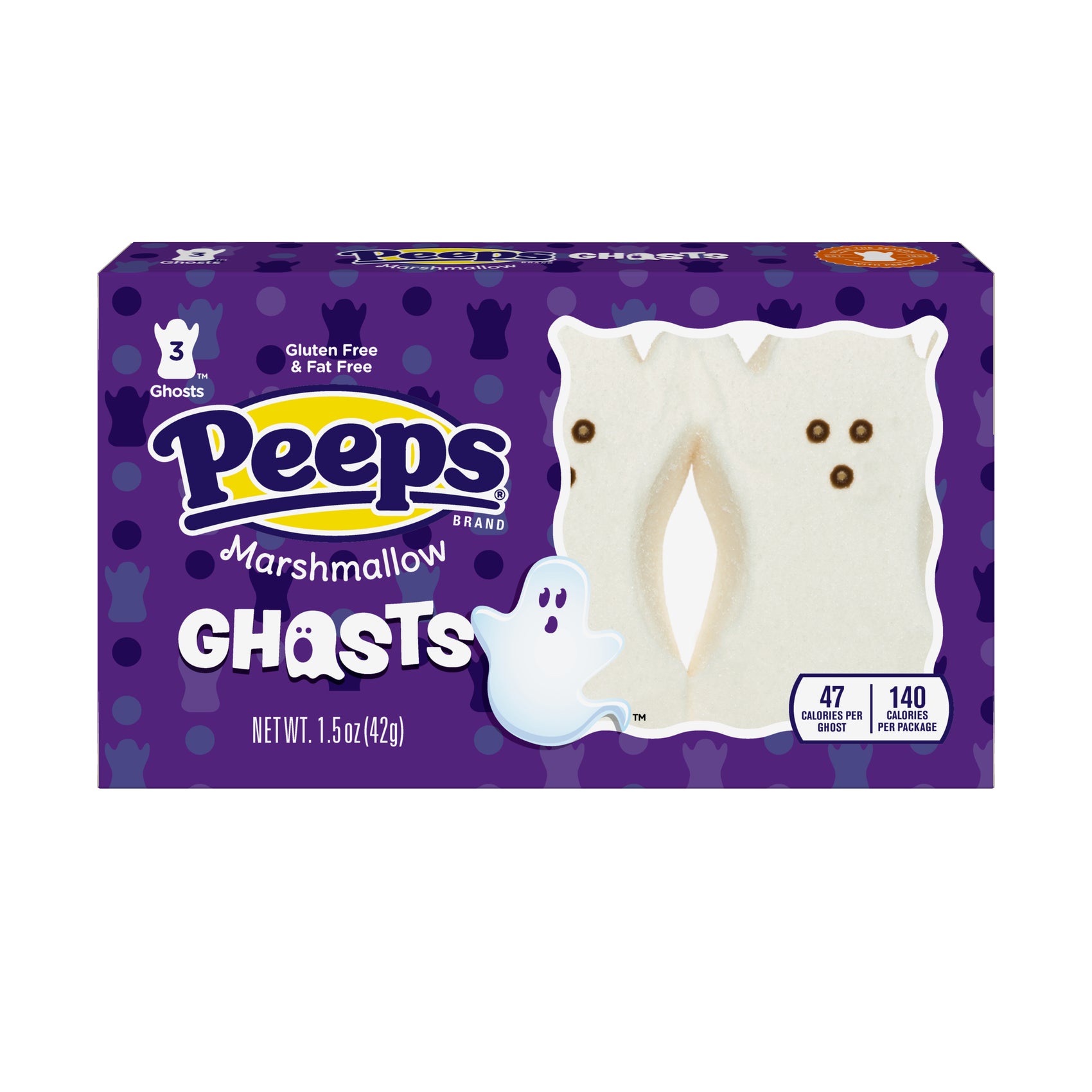 PEEPS 3pk Marshmallow Ghosts, 24ct