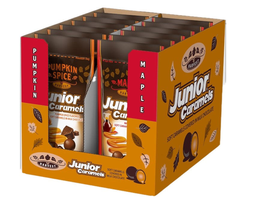 Junior Caramels Harvest Pumpkin Spice 4.5oz 12ct