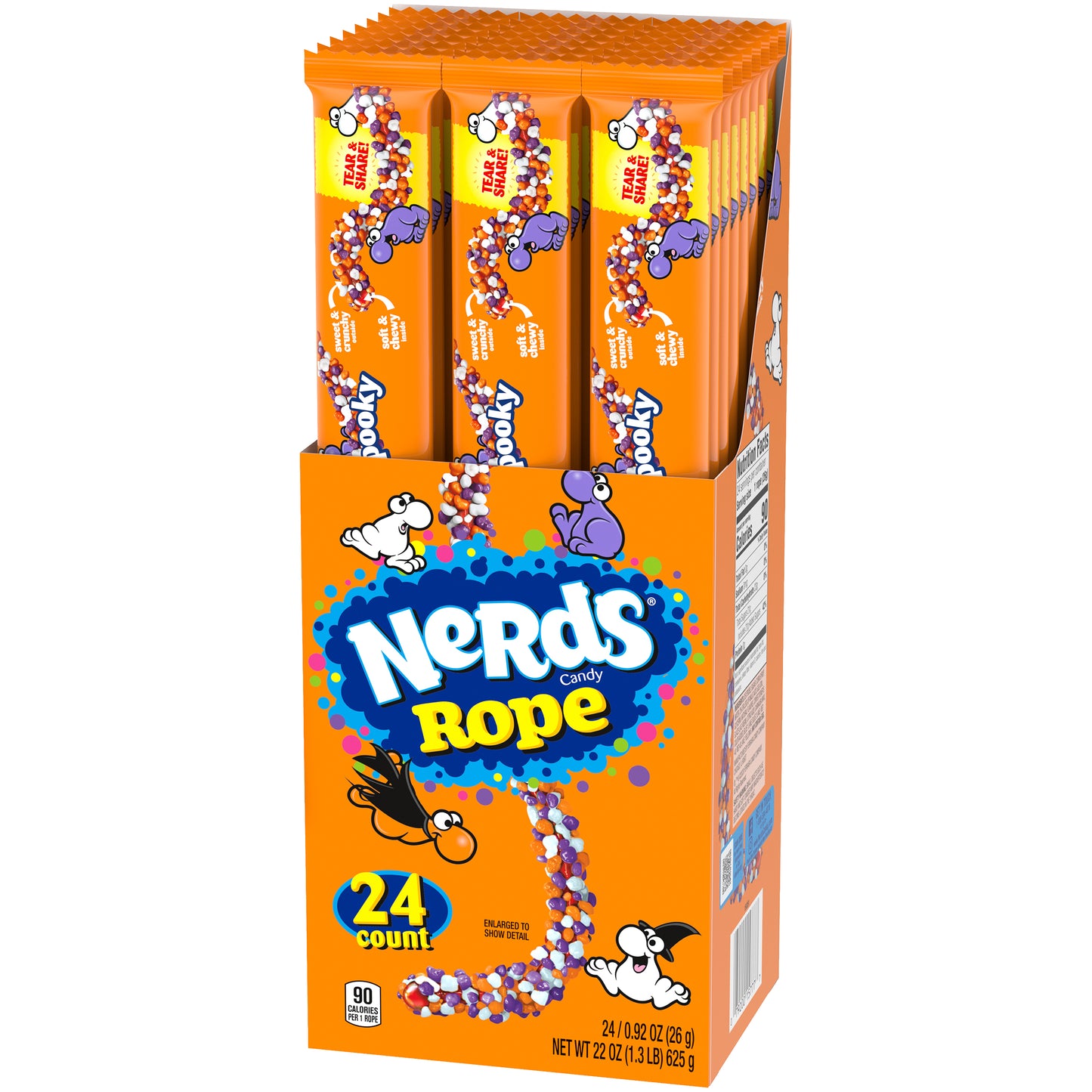 Spooky Nerds Halloween Ropes 24ct