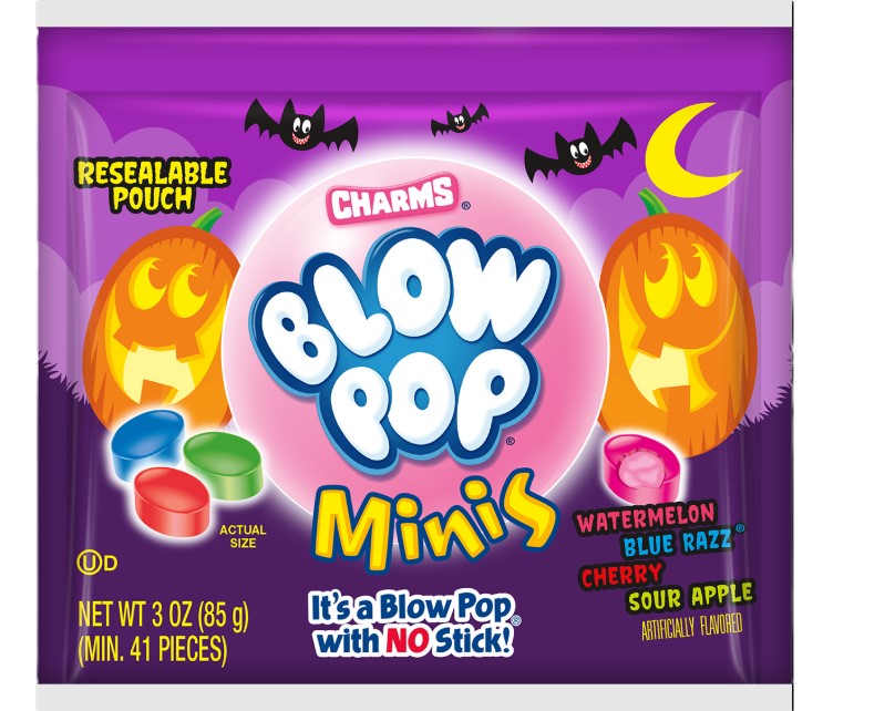 Halloween Blow Pop Mini's 3oz, 24ct