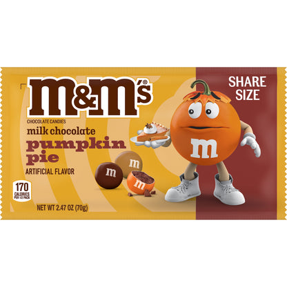 M&M's Halloween Pumpkin Pie Share Size 2.47oz 24ct